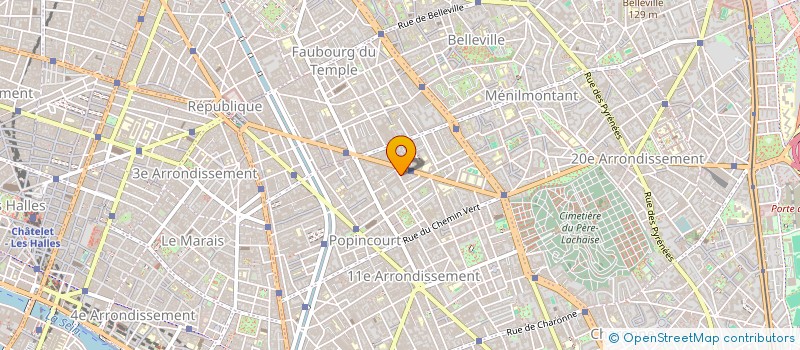 localisation de l'entreprise MADAME CECILE FLOSSAUT  PARIS