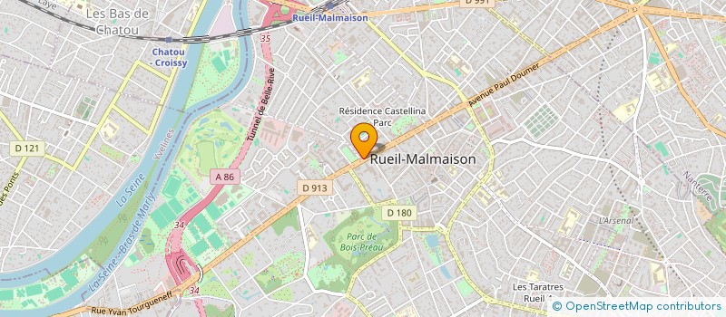 localisation de l'entreprise MADAME CECILE FOLLET à RUEIL-MALMAISON