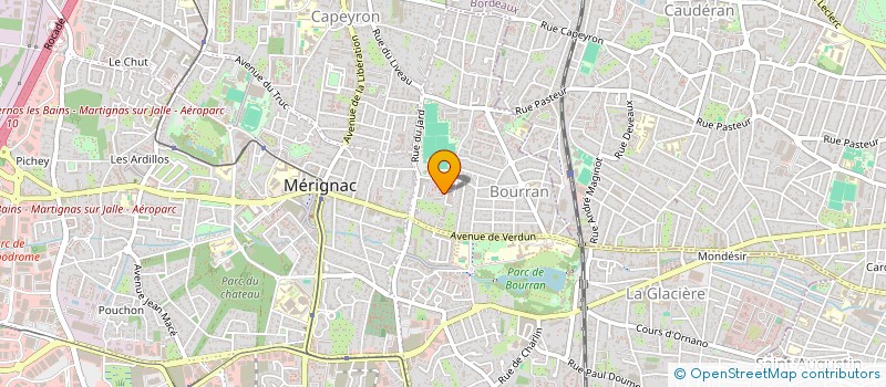 localisation de l'entreprise MADAME CECILE FONTAN à MERIGNAC