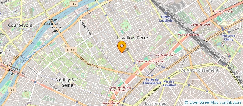 localisation de l'entreprise MADAME CECILE FOUCART à LEVALLOIS-PERRET