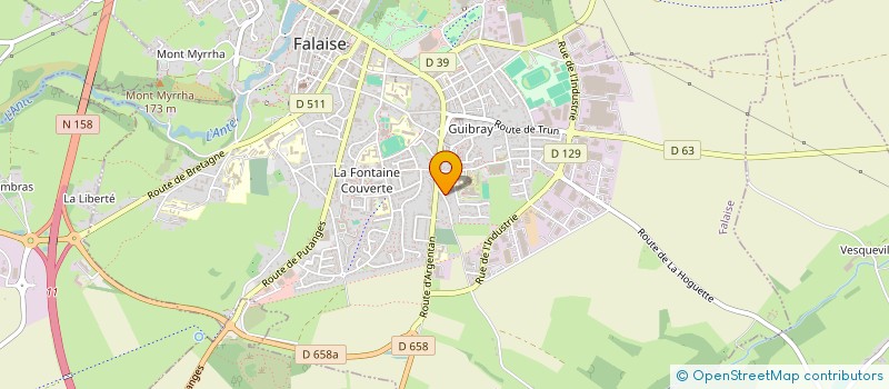 localisation de l'entreprise MADAME CECILE FOUCHER  FALAISE