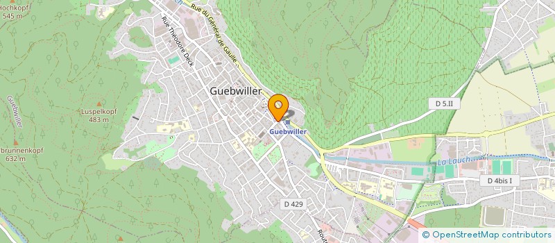 localisation de l'entreprise MADAME CECILE FOUGERE  GUEBWILLER