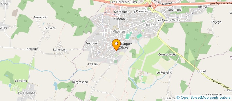 localisation de l'entreprise MADAME CECILE FOUIN à PLOEREN