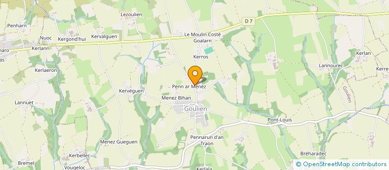 localisation de l'entreprise MADAME CECILE FOURAGE  GOULIEN