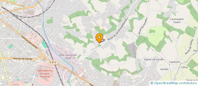 localisation de l'entreprise MADAME CECILE FOURNIE  BON ENCONTRE