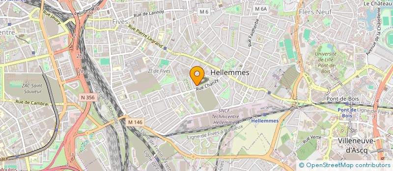 localisation de l'entreprise MADAME CECILE FOURNIER à LILLE