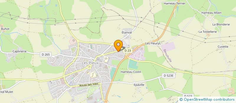 localisation de l'entreprise MADAME CECILE FOURRE  BENOITVILLE