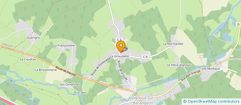 localisation de l'entreprise MADAME CECILE FRAGNER  MARMAGNE