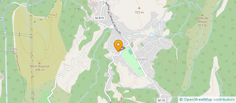 localisation de l'entreprise MADAME CECILE FRANCOIS  LEVENS