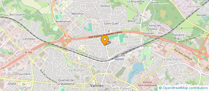 localisation de l'entreprise MADAME CECILE FRANCOU à VANNES