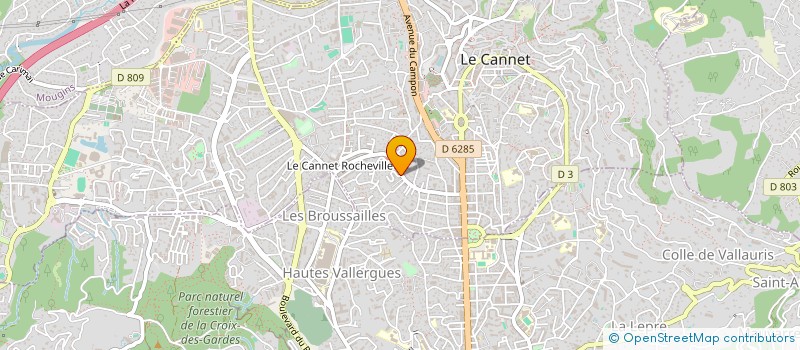 localisation de l'entreprise MADAME CECILE FRATONI à LE CANNET