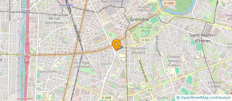 localisation de l'entreprise MADAME CECILE FRENOIS  GRENOBLE