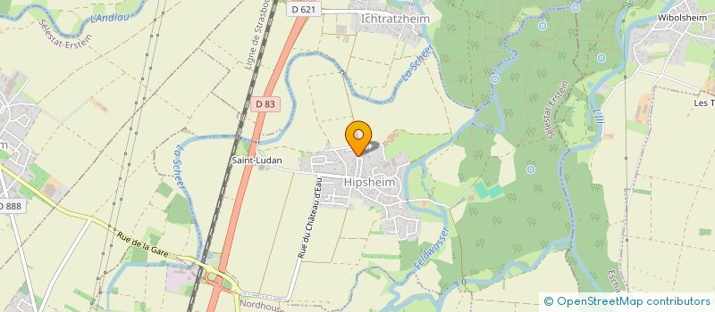 localisation de l'entreprise MADAME CECILE FRIEDMANN  HIPSHEIM