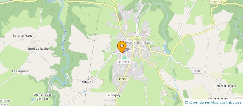 localisation de l'entreprise MADAME CECILE FROMENT à EVAUX-LES-BAINS