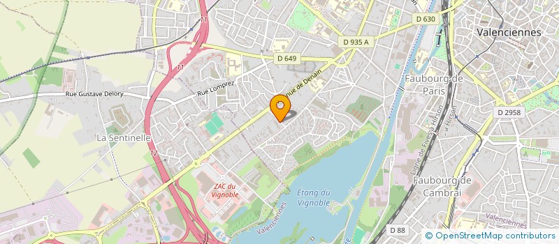 localisation de l'entreprise MADAME CECILE GAGNAIRE  MARLY