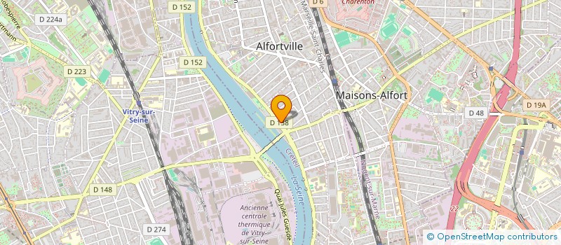 localisation de l'entreprise MADAME CECILE GAGNIERE  ALFORTVILLE