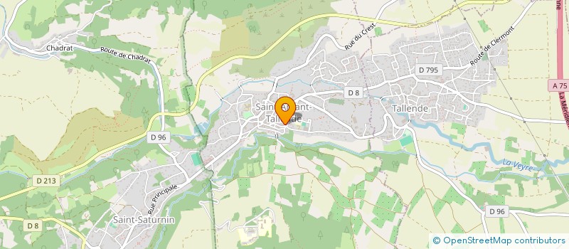 localisation de l'entreprise MADAME CECILE GAILLON  SAINT-AMANT-TALLENDE