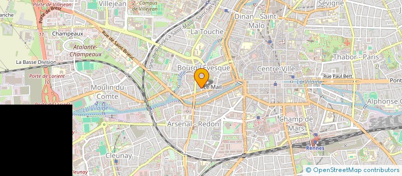 localisation de l'entreprise MADAME CECILE GALLARD  RENNES