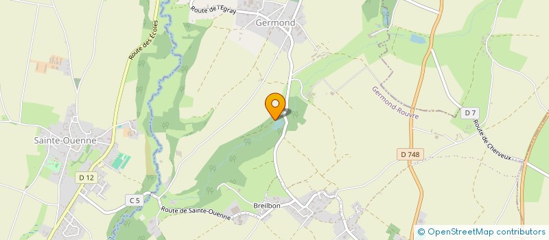 localisation de l'entreprise MADAME CECILE GALLARD  GERMOND-ROUVRE