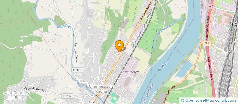 localisation de l'entreprise MADAME CECILE GALLERATI  CHARMES-SUR-RHONE