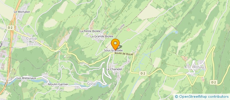 localisation de l'entreprise MADAME CECILE GALLET  ROSAY