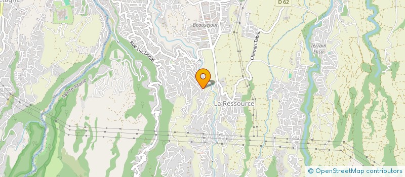 localisation de l'entreprise MADAME CECILE GALLIEN  SAINTE MARIE