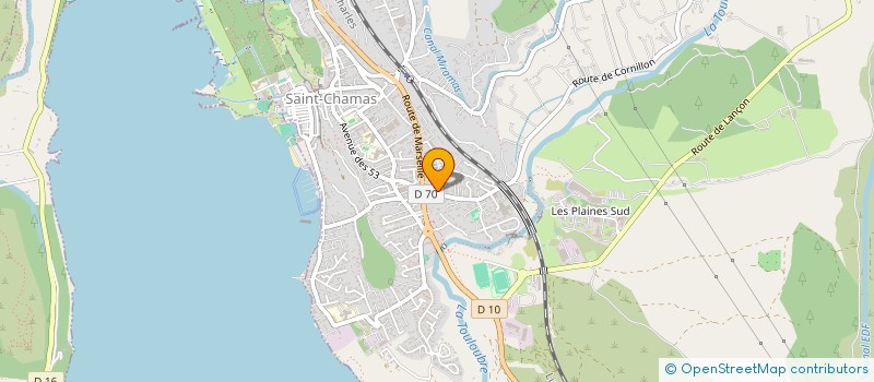 localisation de l'entreprise MADAME CECILE GALLOIS  SAINT-CHAMAS