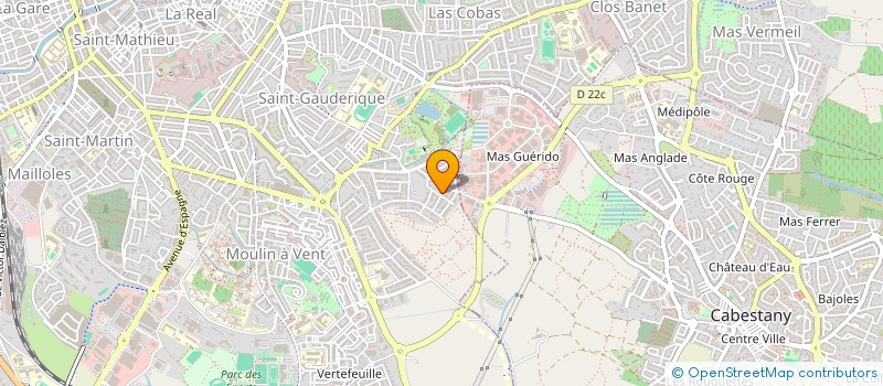 localisation de l'entreprise MADAME CECILE GALTIE  PERPIGNAN