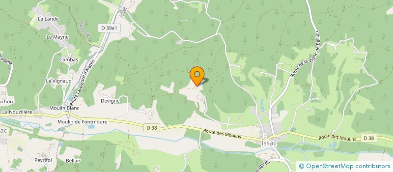 localisation de l'entreprise MADAME CECILE GAMARD  ISSAC