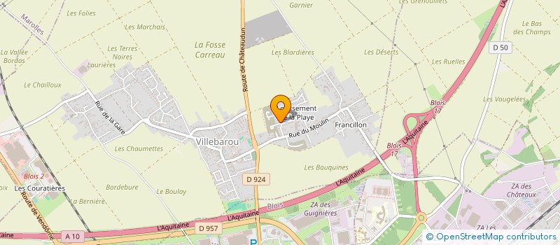 localisation de l'entreprise MADAME CECILE GAMBET  VILLEBAROU