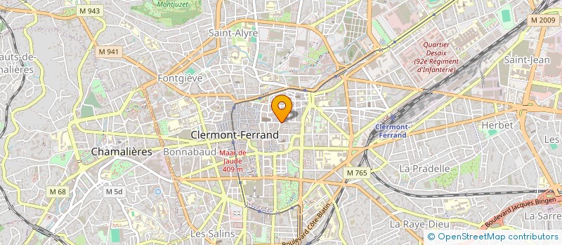 localisation de l'entreprise MADAME CECILE GAMBINI à CLERMONT FERRAND