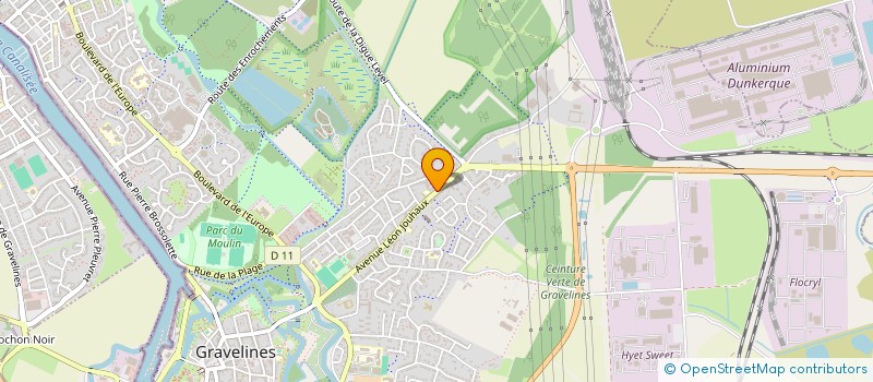 localisation de l'entreprise MADAME CECILE GARDELEIN à GRAVELINES