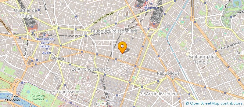 localisation de l'entreprise MADAME CECILE GARNIER  PARIS