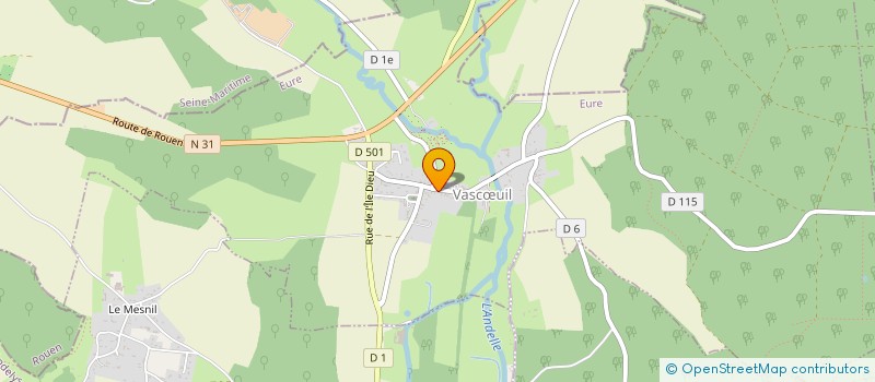 localisation de l'entreprise MADAME CECILE GARRY  VASCUIL