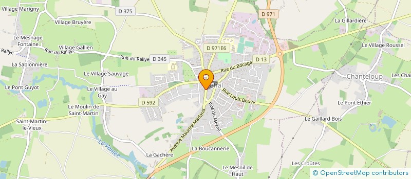 localisation de l'entreprise MADAME CECILE GASCOIN  BREHAL