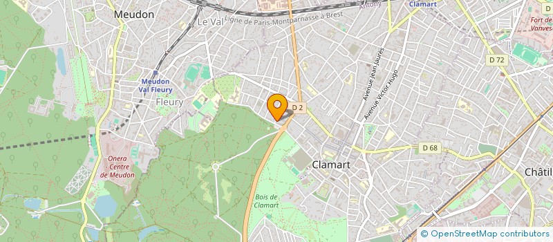 localisation de l'entreprise MADAME CECILE GASCOU à CLAMART