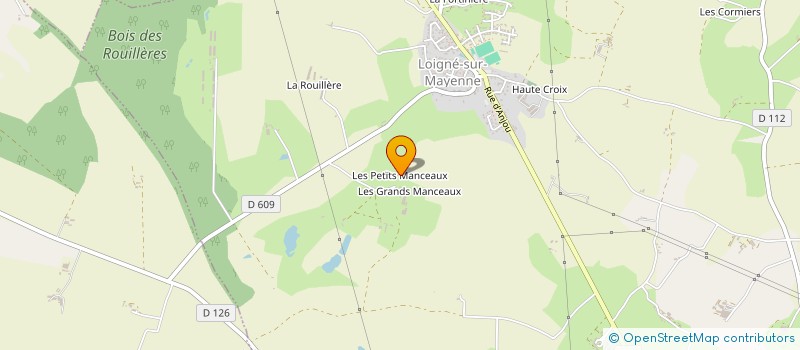 localisation de l'entreprise MADAME CECILE GAUBERT à LA ROCHE-NEUVILLE