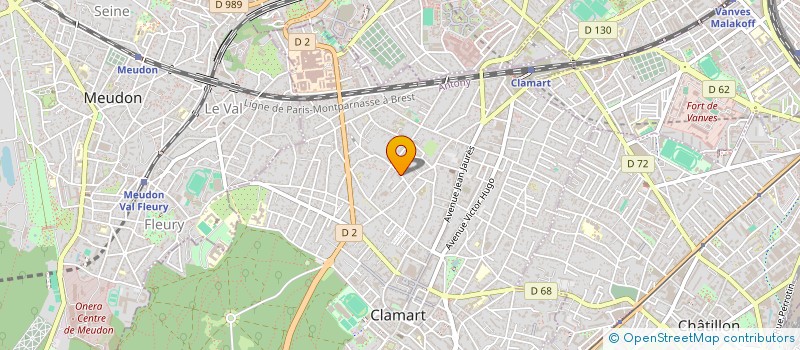 localisation de l'entreprise MADAME CECILE GAUCLERE à CLAMART