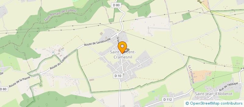 localisation de l'entreprise MADAME CECILE GAUFFRE  SAINT-ROMAIN-DE-COLBOSC