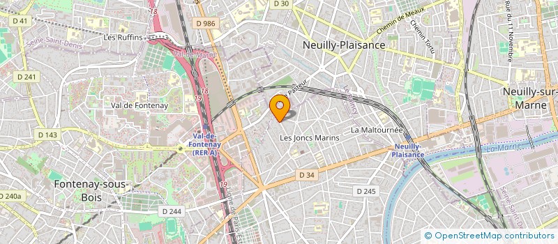 localisation de l'entreprise MADAME CECILE GAUNEAU à LE PERREUX-SUR-MARNE