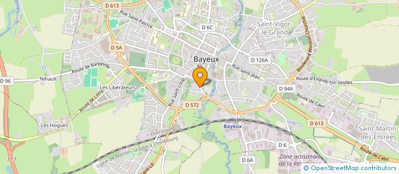 localisation de l'entreprise MADAME CECILE GAUTIER  BAYEUX