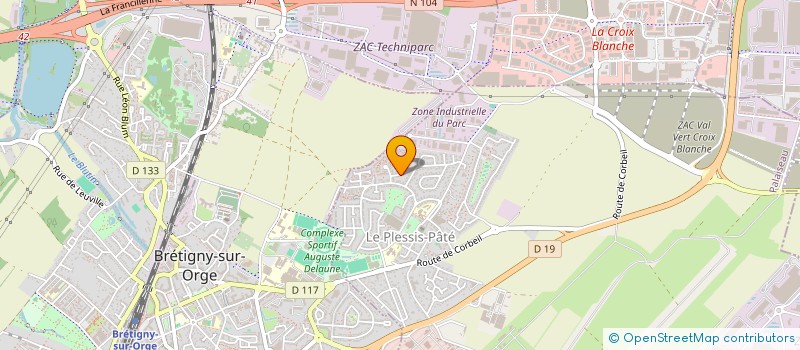 localisation de l'entreprise MADAME CECILE GAUTIER  LE PLESSIS-PATE