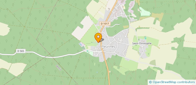 localisation de l'entreprise MADAME CECILE GAUVILLE-VIGNEAU  FLEURINES