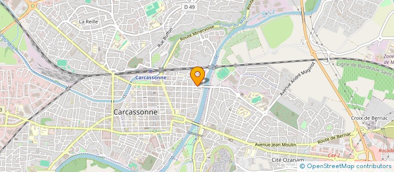 localisation de l'entreprise MADAME CECILE GENDRON à CARCASSONNE