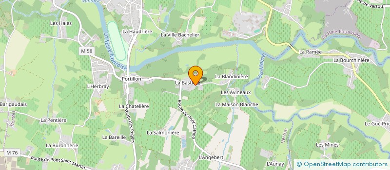 localisation de l'entreprise MADAME CECILE GENDRON  VERTOU