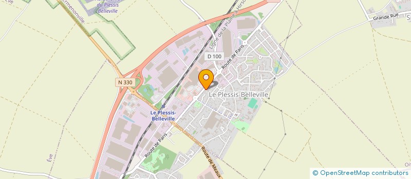 localisation de l'entreprise MADAME CECILE GENIN  LE PLESSIS-BELLEVILLE