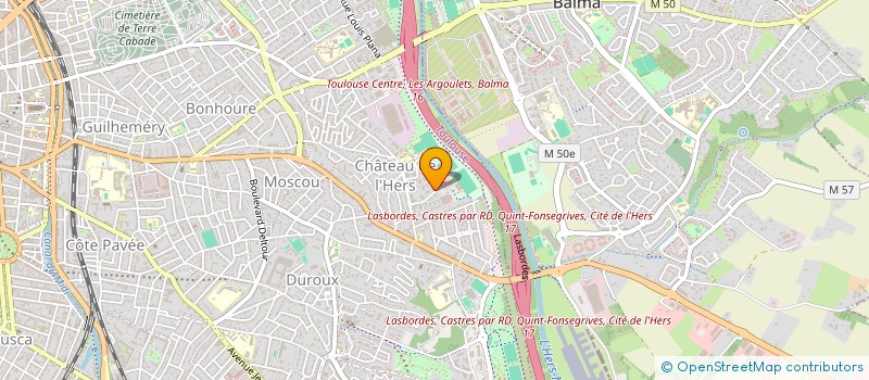 localisation de l'entreprise MADAME CECILE GENY à TOULOUSE