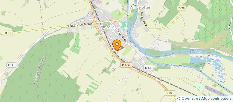 localisation de l'entreprise MADAME CECILE GEORGE à VINCELLES