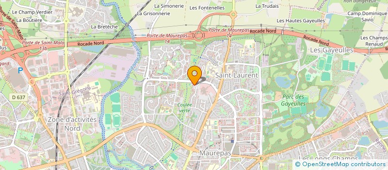 localisation de l'entreprise MADAME CECILE GEORGELIN  RENNES