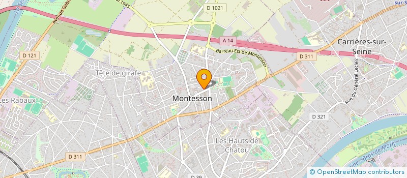 localisation de l'entreprise MADAME CECILE GERARD  GISORS